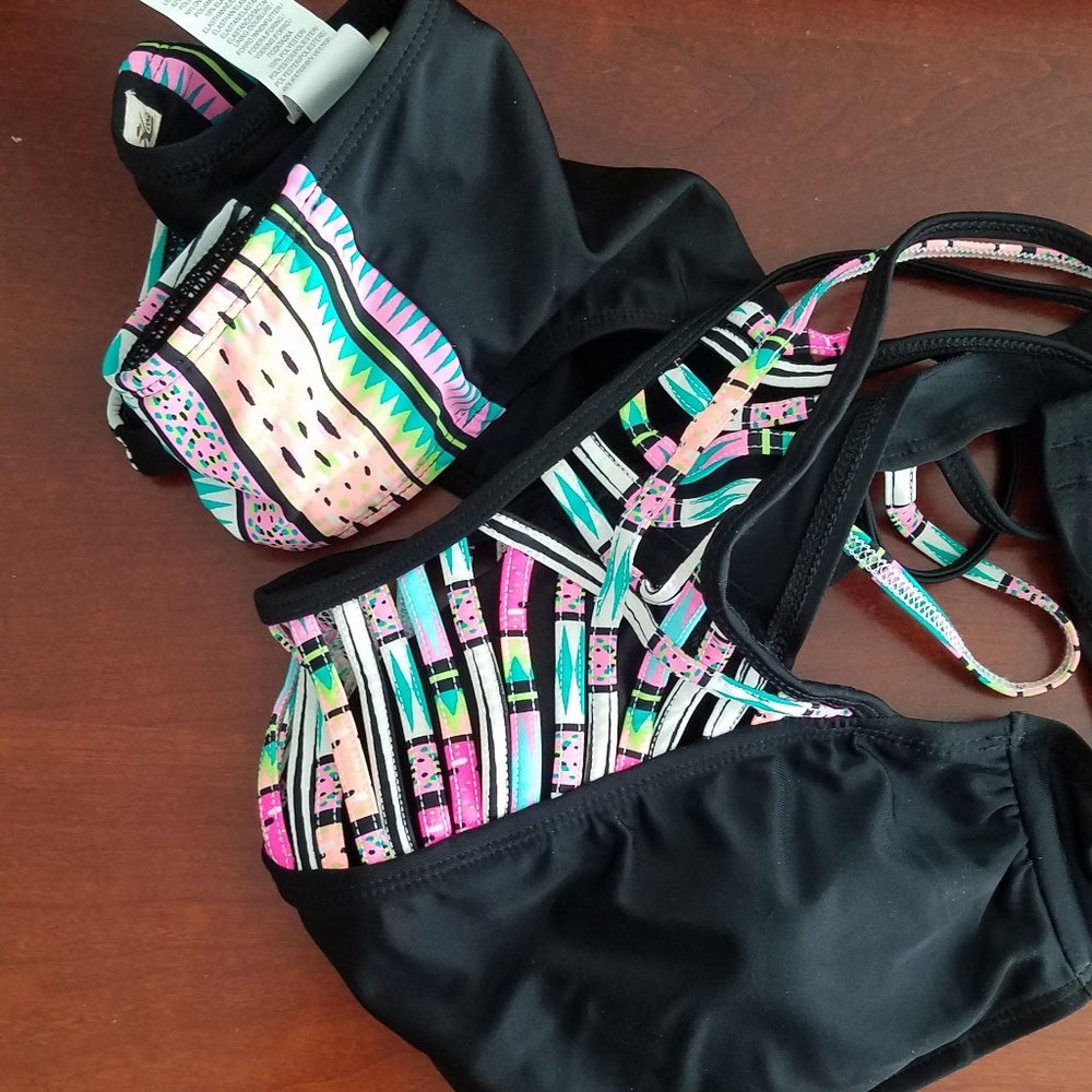 Multi-colored Bikini Set
